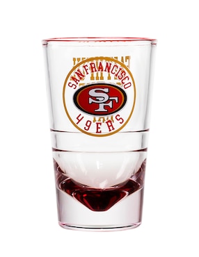 Kit tequilero Nfl de vidrio