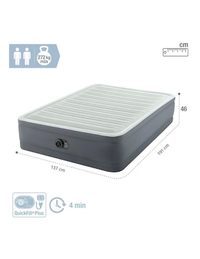 Colchón inflable Intex 64903 colchoneta pillow top integrada