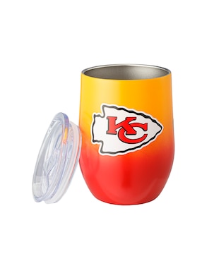 Termo Nfl de acero inoxidable 2025 con tapa a presión 350 ml
