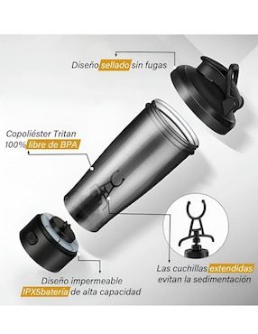 Termo shaker Xtellar xtllar1055 con tapa rosca