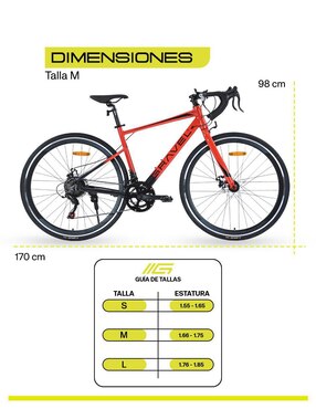Bicicleta de ruta Gravel rodada 700 unisex