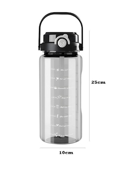 Botella de agua Xtellar xtllar1083 con tapa a presión 1.5 L