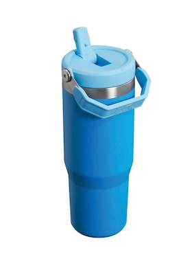 Termo Stanley de acero inoxidable Iceflow Flip Straw 30oz con tapa rosca 887 ml