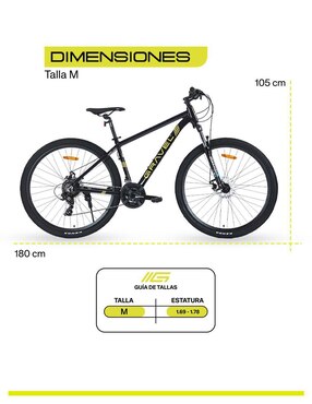 Bicicleta de montaña Gravel rodada 27.5 Everest unisex