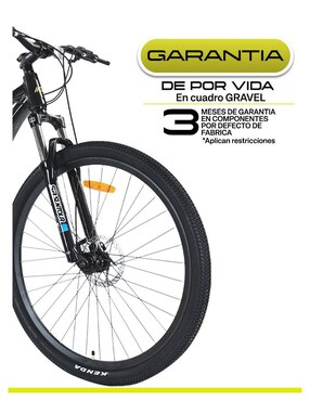 Bicicleta de montaña Gravel rodada 27.5 Everest unisex