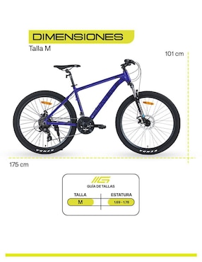 Bicicleta de montaña Gravel rodada 26 Everest unisex