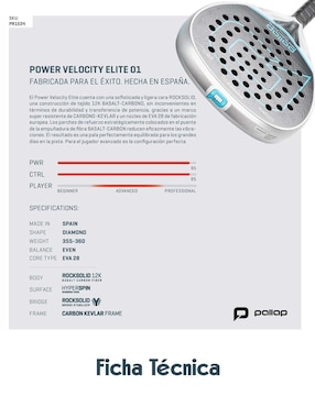 Pala de pádel Pallap Elite