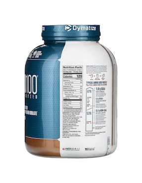 Iso 100 con proteína de suero de leche sabor fudge brownie