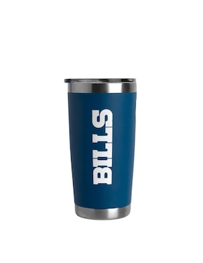 Termo Norday de acero inoxidable Bills NFL con tapa a presión 600 ml