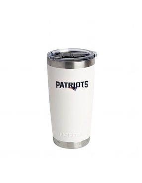 Termo Norday de acero inoxidable Patriots NFL con tapa a presión 600 ml