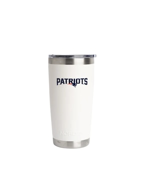 Termo Norday de acero inoxidable Patriots NFL con tapa a presión 600 ml