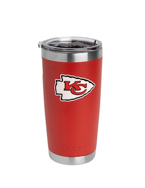 Termo Norday de acero inoxidable Chiefs NFL con tapa a presión 600 ml