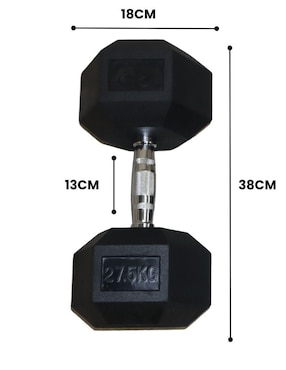 Set de peso fijo Infinité 27.5 kg 2 piezas