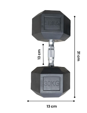 Set de peso fijo Infinité 30 kg 2 piezas
