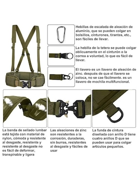 Cinturón Lab.G de nylon unisex