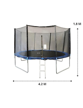 Trampolín Vanlig armable 14ft