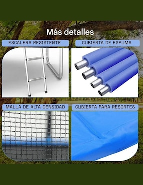 Trampolín Vanlig armable 14ft