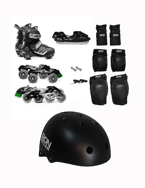 Patines 3 en 1 Iron Roller unisex