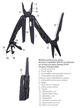 Multiherramienta plegable Nextorch