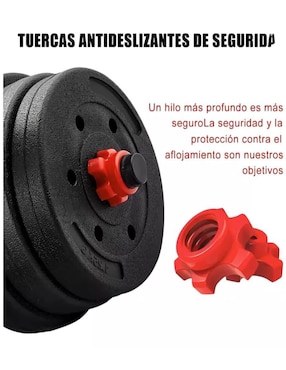 Set mancuernas de peso variable Lab.G 15 piezas