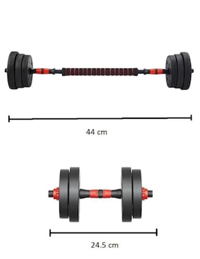 Set mancuernas de peso variable Lab.G 15 piezas