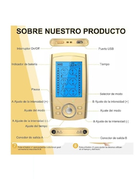 Electroestimulador muscular Lab.g