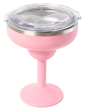 Copa térmica margarita Orca de acero inoxidable Rita con tapa a presión 384 ml