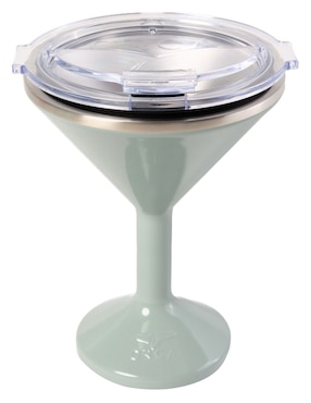 Copa térmica martini Orca de acero inoxidable Rita con tapa a presión 384 ml