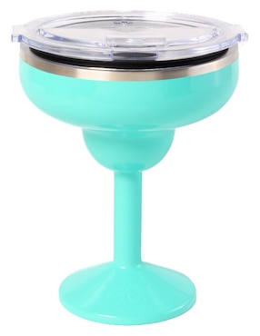 Copa térmica margarita Orca de acero inoxidable Tini con tapa a presión 384 ml