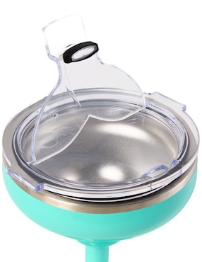 Copa térmica margarita Orca de acero inoxidable Tini con tapa a presión 384 ml