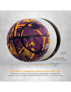 Balón Duxx Sports Splash para básquetbol adulto