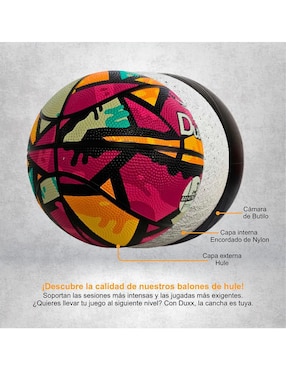 Balón Duxx Sports Flow para básquetbol adulto