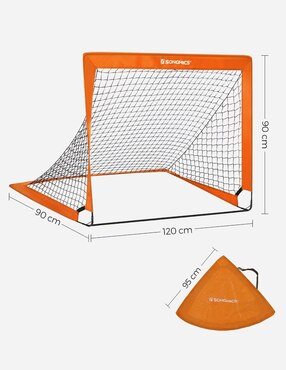 Portería para fútbol con red Songmics Home infantil