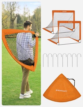 Portería para fútbol con red Songmics Home infantil