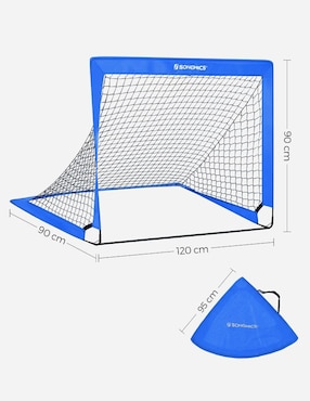 Portería para fútbol con red Songmics Home infantil
