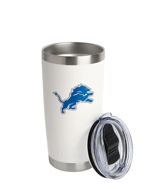 Termo Norday de acero inoxidable Lions NFL con tapa a presión 600 ml