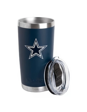 Termo Norday de acero inoxidable Cowboys NFL con tapa a presión 600 ml