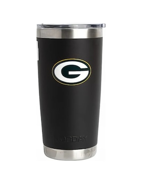 Termo Norday de acero inoxidable Packers NFL con tapa a presión 600 ml