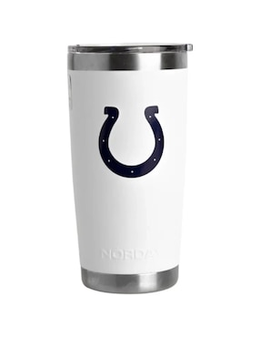 Termo Norday de acero inoxidable Colts NFL con tapa a presión 600 ml