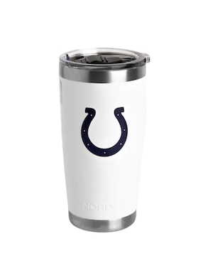 Termo Norday de acero inoxidable Colts NFL con tapa a presión 600 ml