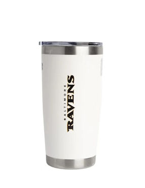 Termo Norday de acero inoxidable Ravens NFL con tapa a presión 600 ml