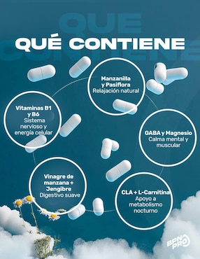 Zzz Brn Bpn Pro con l-carnitina de 90 cápsulas
