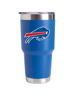 Termo Norday de acero inoxidable Bills NFL con tapa a presión 887 ml