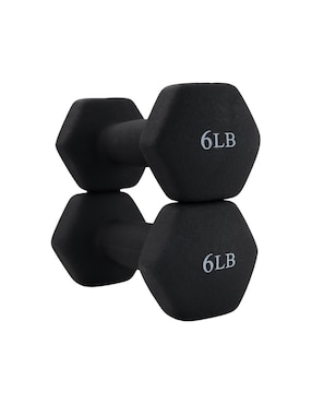Set mancuernas de peso fijo Rvt Sports 2.7 kg 2 piezas