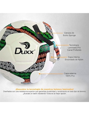 Balón Duxx Sports Mx para fútbol adulto