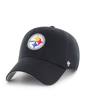 Gorra con visera curva Fútbol Americano 47 Brand 47 Clean Up Unwashed NFL Pittsburgh Steelers unisex