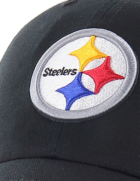 Gorra con visera curva Fútbol Americano 47 Brand 47 Clean Up Unwashed NFL Pittsburgh Steelers unisex