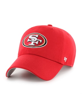Gorra con visera curva Fútbol Americano 47 Brand 47 Clean Up Unwashed NFL San Francisco 49ers unisex