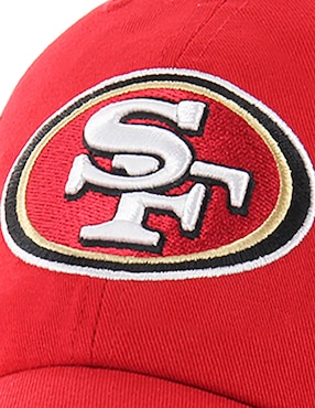 Gorra con visera curva Fútbol Americano 47 Brand 47 Clean Up Unwashed NFL San Francisco 49ers unisex