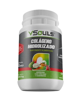 Colágeno Hidrolizado Vsouls sabor arándano